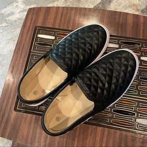 Black Slip On Sneakers